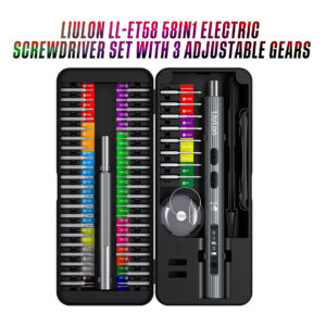 liulon ll et58 58in1 electric screwdriver set with 3 adjustable gears